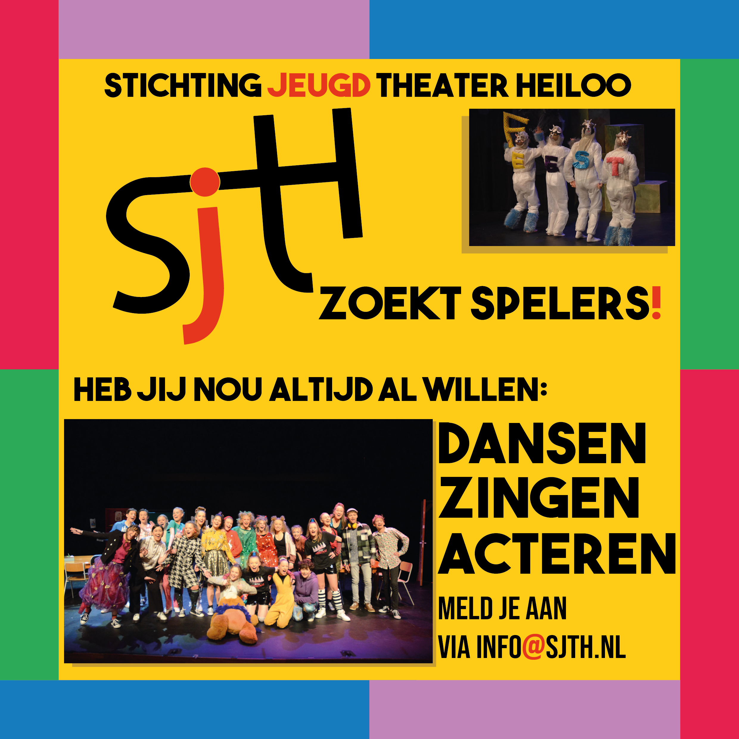 SJTH zoekt nieuwe sterren!